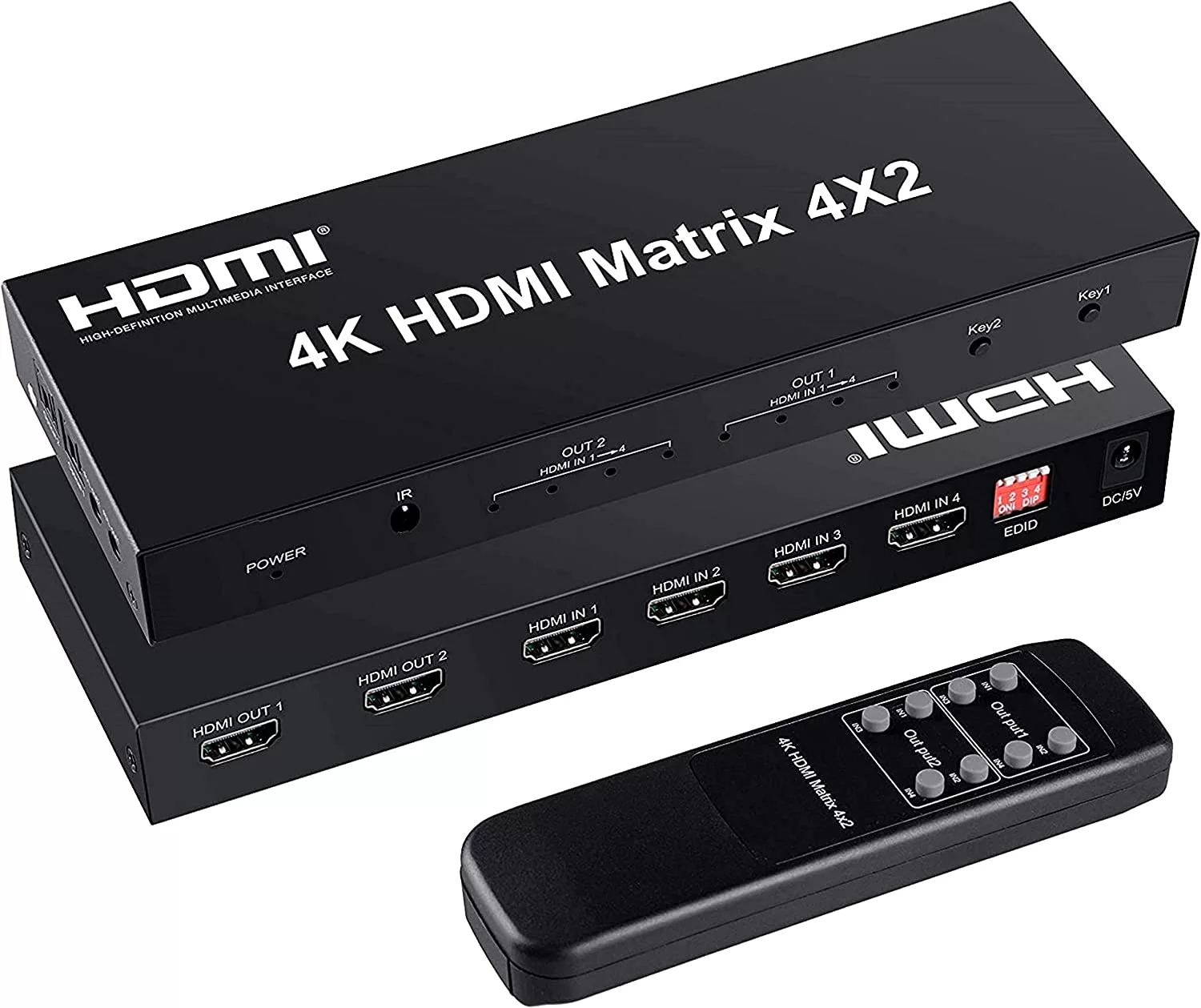 FERRISA 4x2 HDMI Matrix Switch